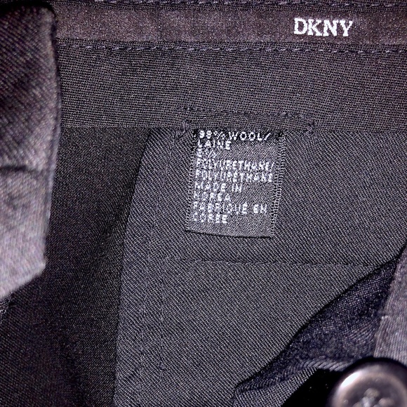 DKNY Men's Black Mid-Weight Wool 3 Button Front Suit 40R - Picture 15 of 15